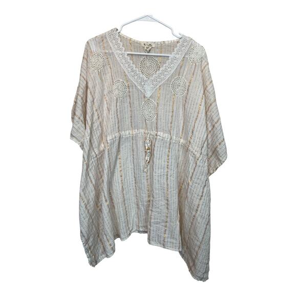 Gypsie Blu Tops - Womens Boho Bohemian Kaftan Blouse Shirt Top Cottage Indie Fairy Festival Hippie